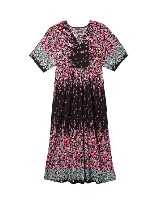 Malibu Boho Maxi Dress Petite Black Dia&Co