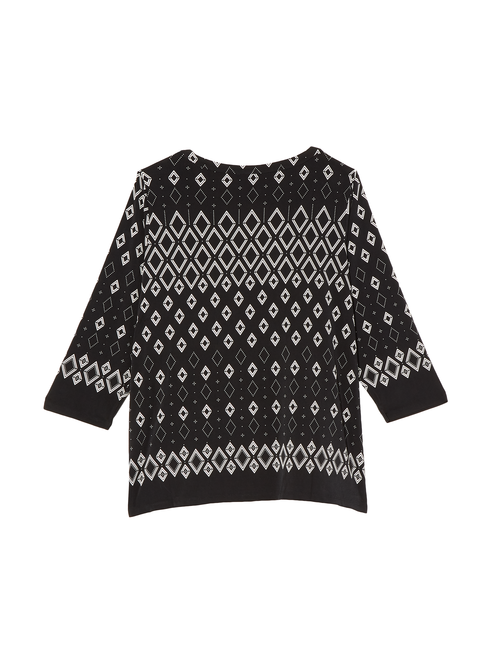 Blair Tunic with Chain Details Black Dia&Co