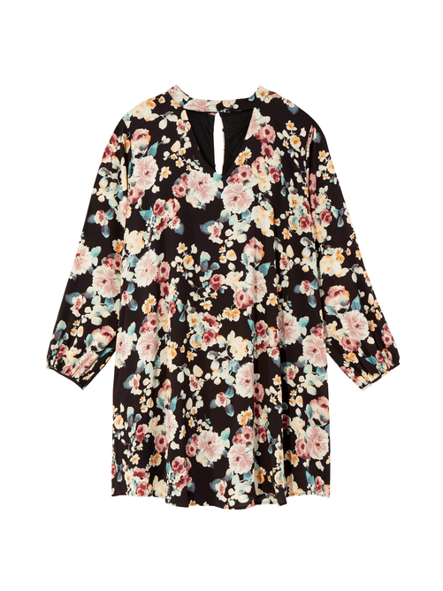 B. Curvy Kate Long Sleeve Dress - Black, Size 3X (22-24), Dia&Co B. Curvy Kate Long Sleeve Dress - Black, Size 3X (22-24), Dia&Co